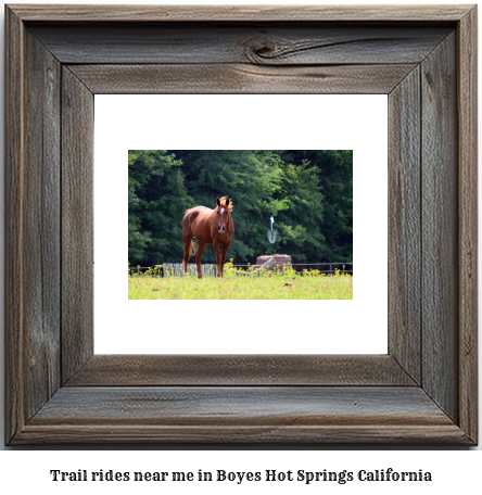 trail rides near me in Boyes Hot Springs, California